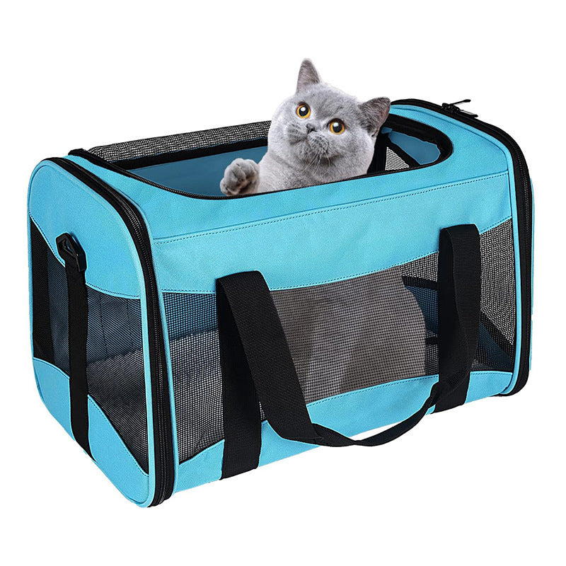 Pet carrier bag with breathable mesh windows Kalsten