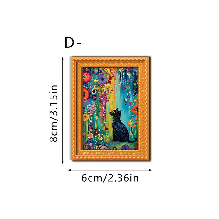Decorative cat art with futuristic design Kalsten