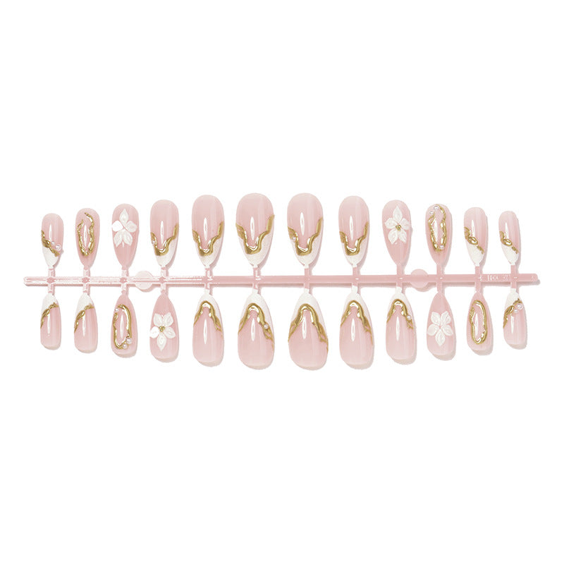 Elegant Floral Design Press-On Nails kalsten