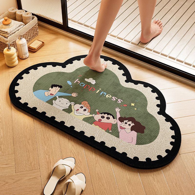 Decorative Cartoon Cloud-Shaped Area Rug