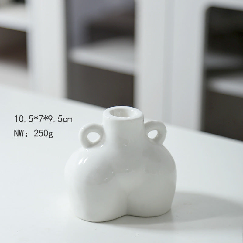 Artistic Ceramic Body-Shaped Vase Kalsten