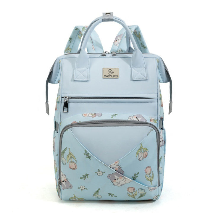 Playful Floral Print Diaper Backpack Kalsten