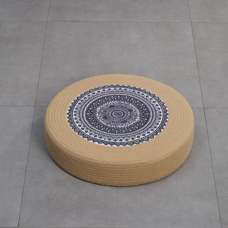 Beef Artificial Leather Pouf Kalsten