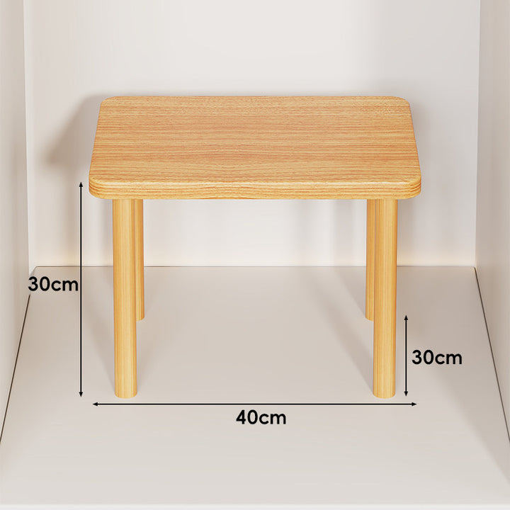 Adjustable Multi-Height Wooden Monitor Riser and Desktop Shelf