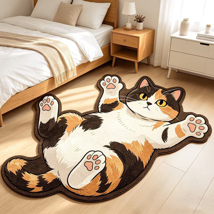 Cute Cat-Shaped Bath Mat