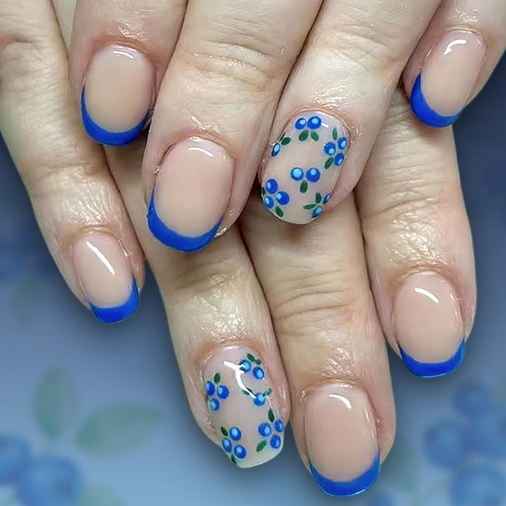 Floral Design Gel Nail Art Kalsten