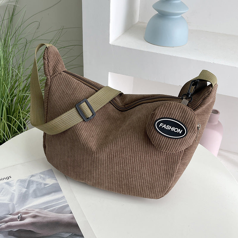 Casual Corduroy Crossbody Bag Kalsten