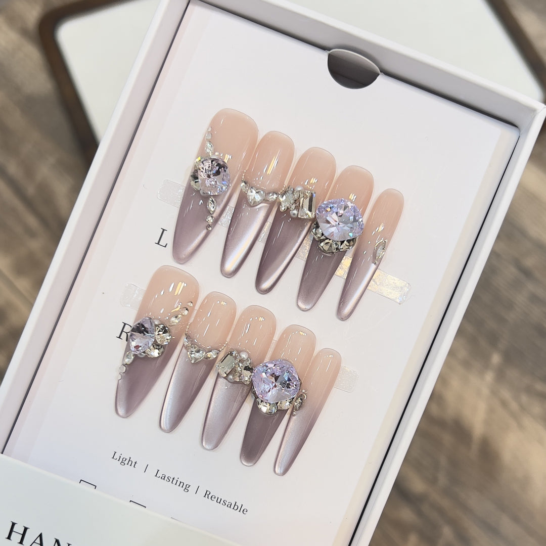 Glamorous Press-On Nail Art Set Kalsten