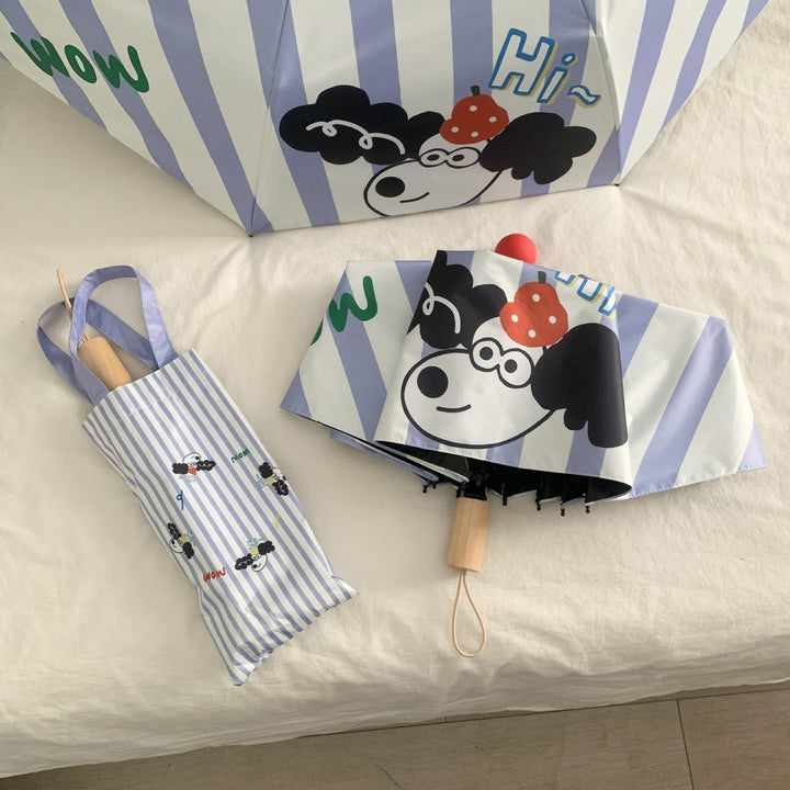 Ladies creative foldable umbrella with playful animal design Kalsten