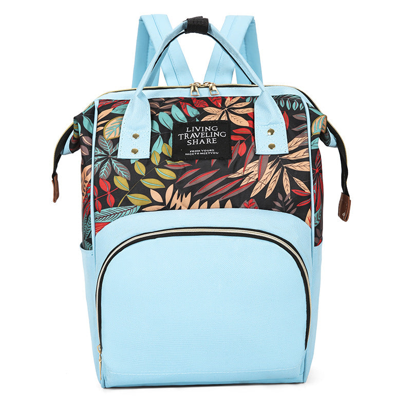 Floral Print Multi-Functional Backpack Kalsten