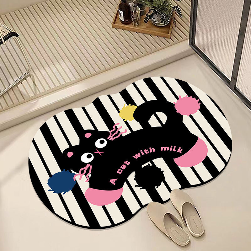 Cute Cartoon Animal Bath Mat Kalsten