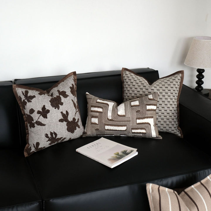 Textured Weave Accent Pillow for Living Room