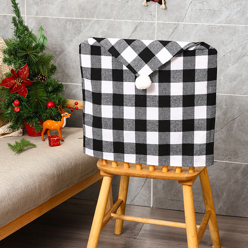 Festive chair cover in Christmas design Kalsten