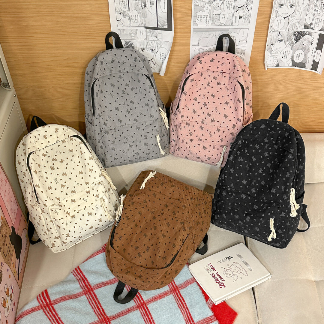 Backpack with Playful Butterfly Design Kalsten