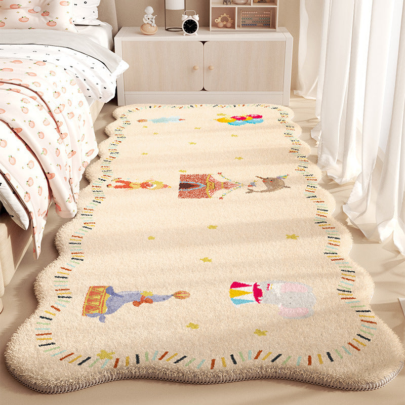 Plush Cartoon-Themed Area Rug