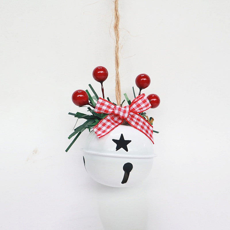 Christmas bell with decorative wreath