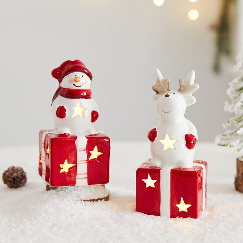 Whimsical Santa Gnome Figurine