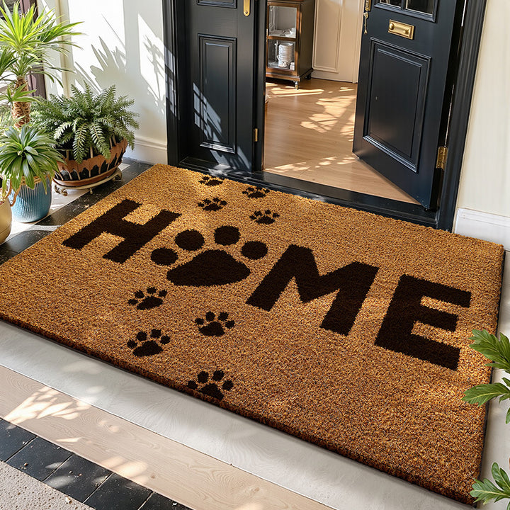 Unisex Leaf Pattern Entrance Mat Kalsten