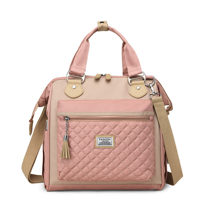Structured Quilted Satchel Bag Kalsten