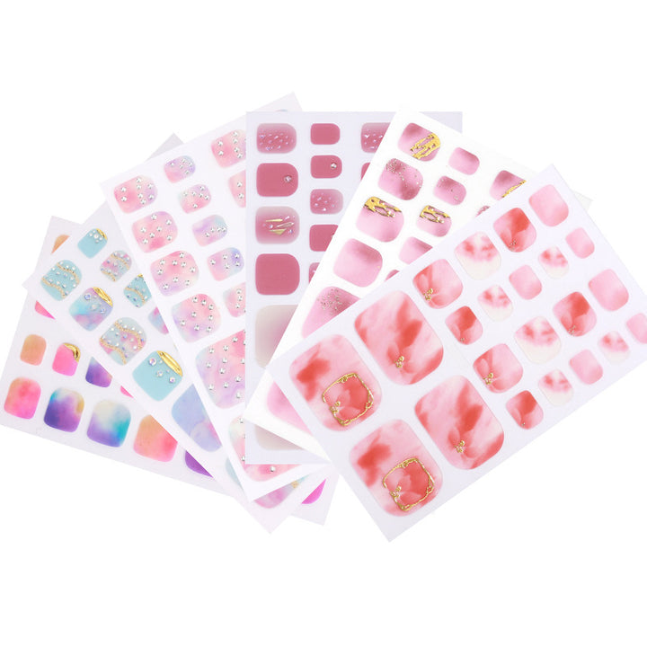 Artistic Toe Nail Wraps