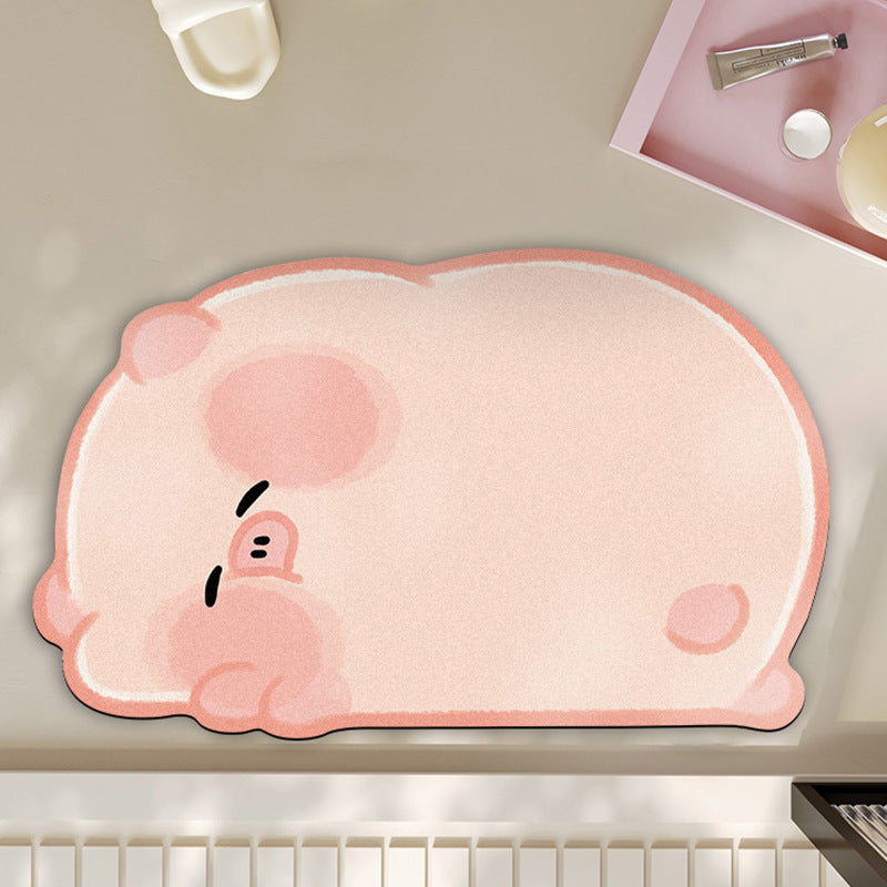 Whimsical Fruit-Shaped Bath Mat