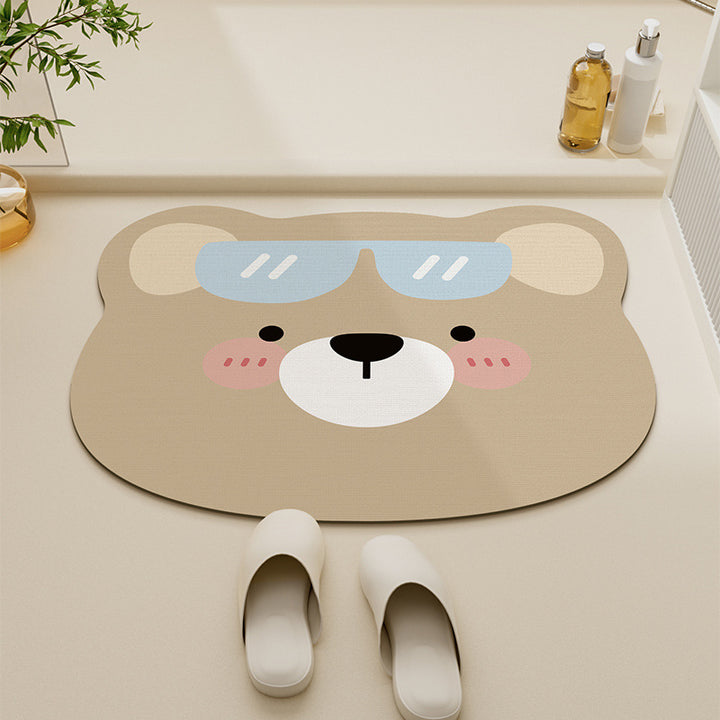 Adorable Frog-Shaped Bath Mat