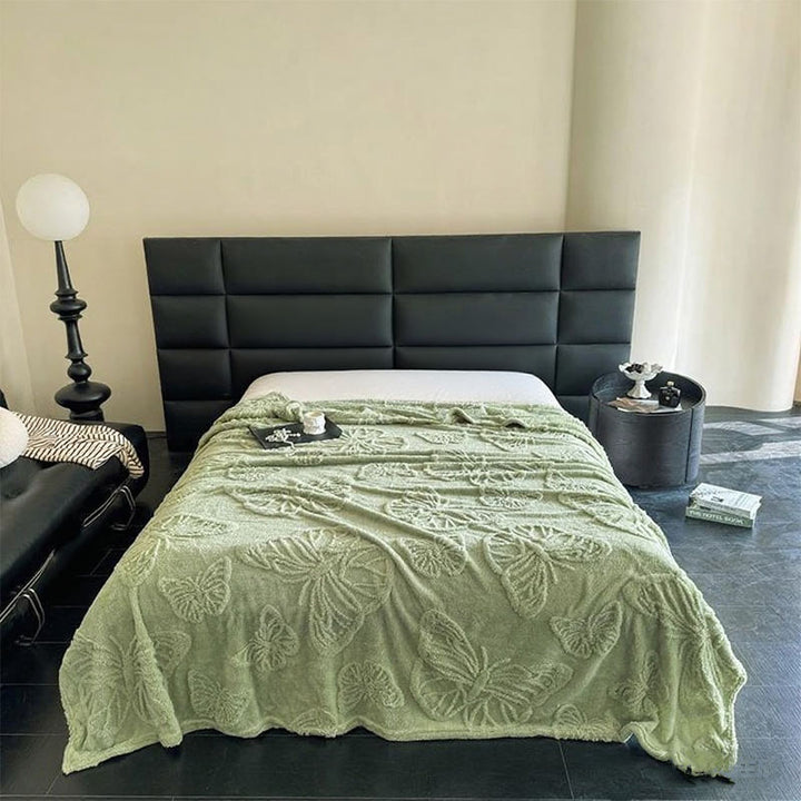 Ladies Luxurious Bedspread with Butterfly Pattern Kalsten