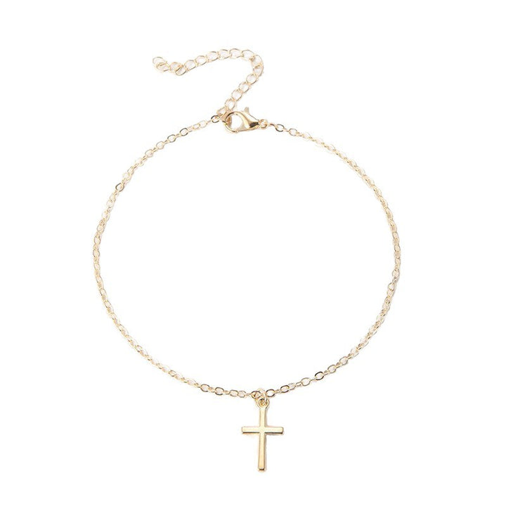 Delicate Cross Charm Bracelet Kalsten