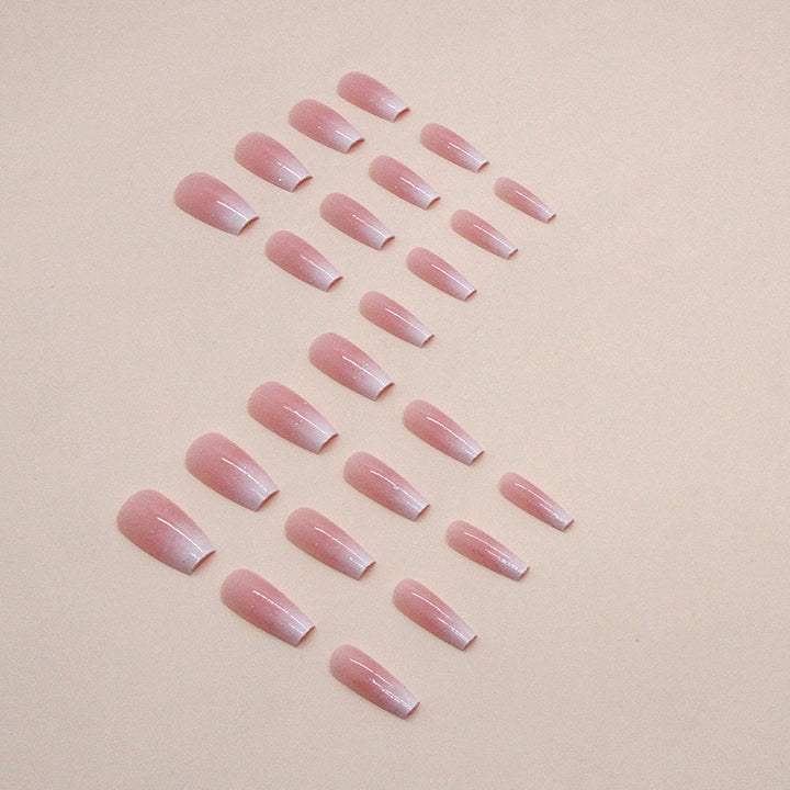 Artistic Press-On Nail Set with Celestial Design Kalsten