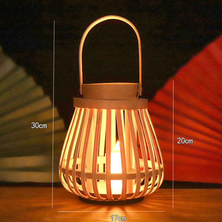 Handmade Lantern Made Of Natural Materials Kalsten