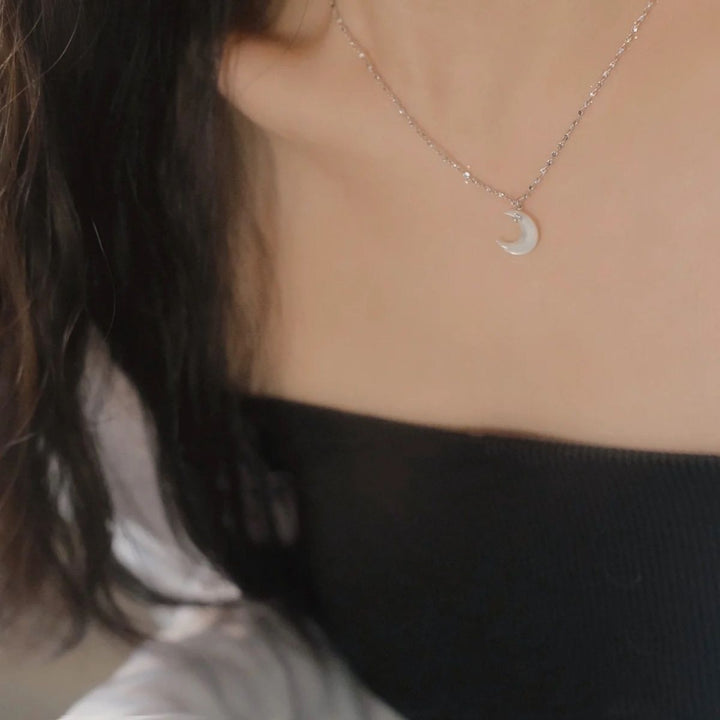 Celestial Moon Pendant Necklace Kalsten