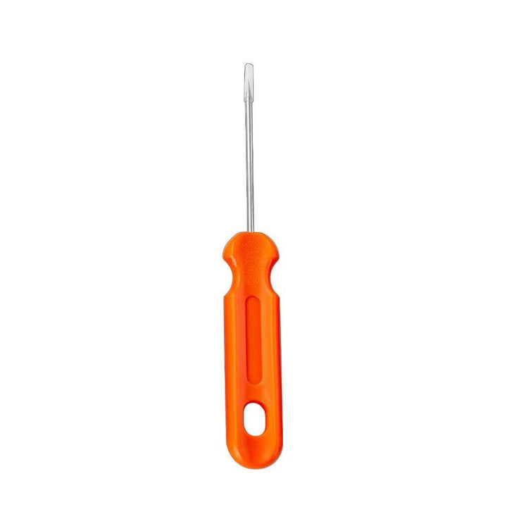 Curved serrated fillet and boning knife for fish and seafood