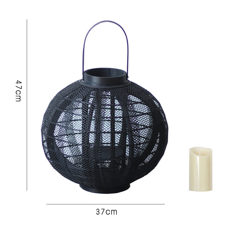 Decorative metal lantern with handle Kalsten