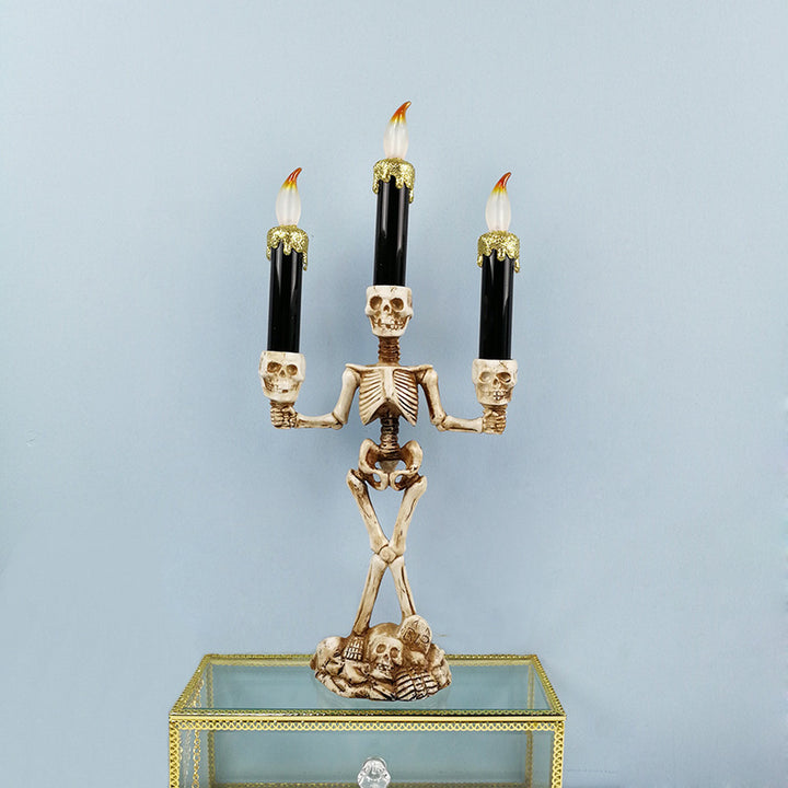 Skeleton Candle Holder Candelabra Kalsten