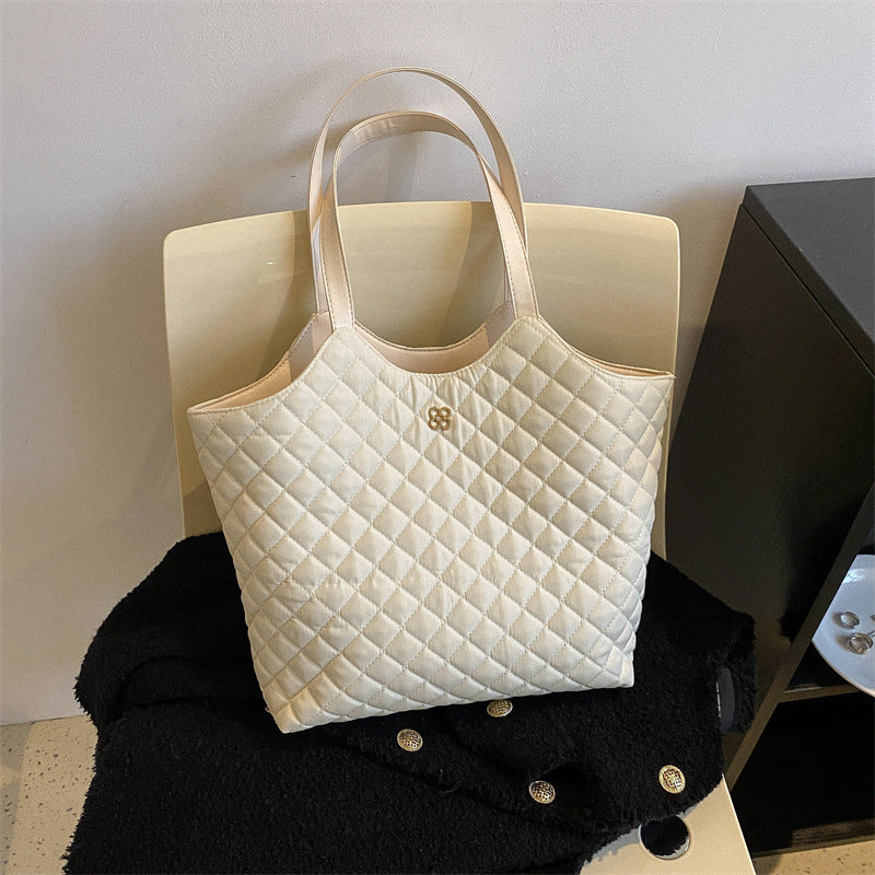 Quilted Reusable Shopping Tote