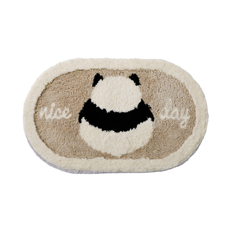 Plush Cat-Themed Area Rug