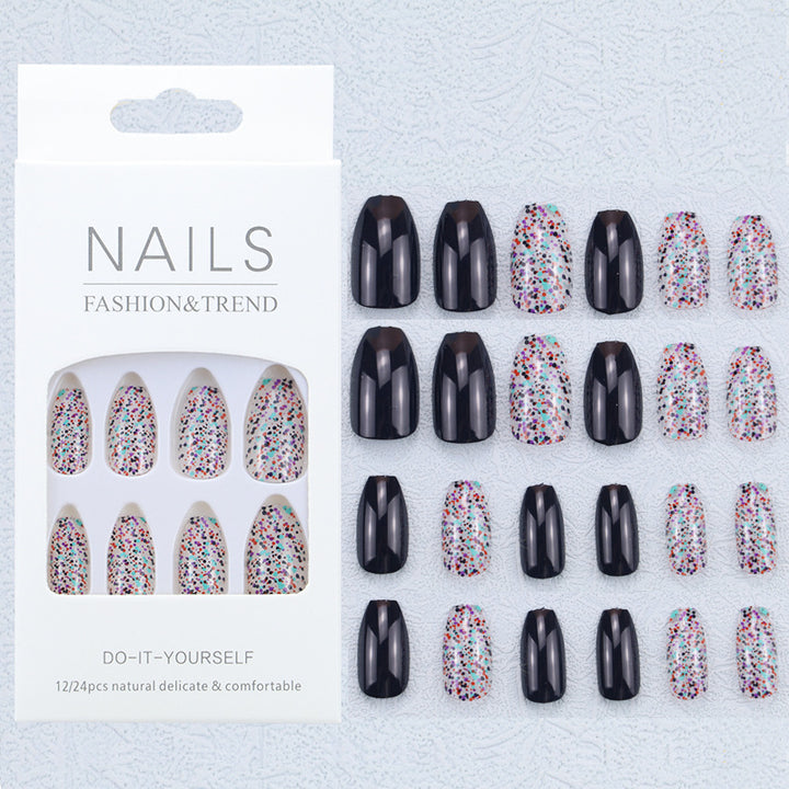 Artistic Graphic Press-On Nail Set Kalsten