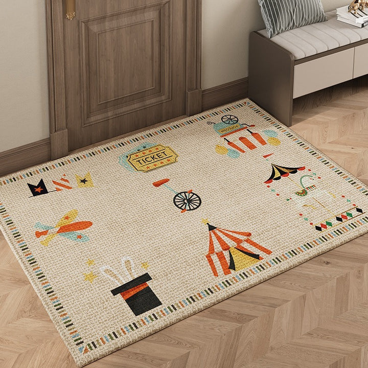 Astronaut-Themed Decorative Area Rug Kalsten
