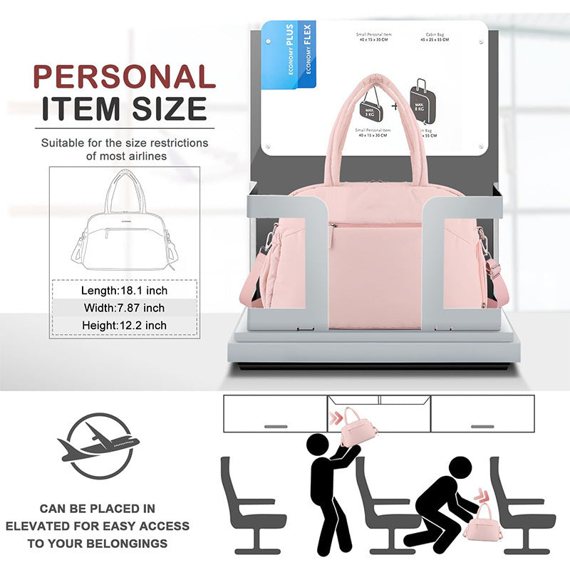 Multifunctional travel bag with insulated inner compartment Kalsten