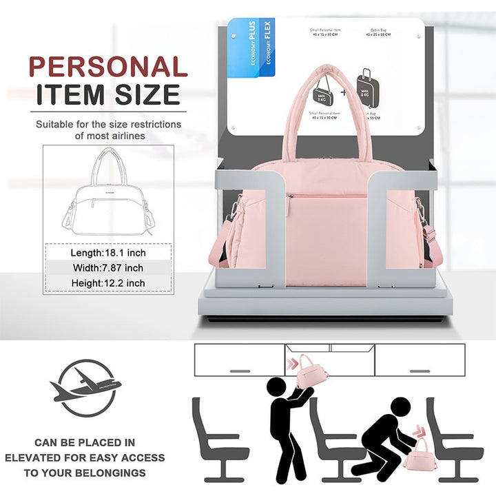 Multifunctional travel bag with insulated inner compartment Kalsten