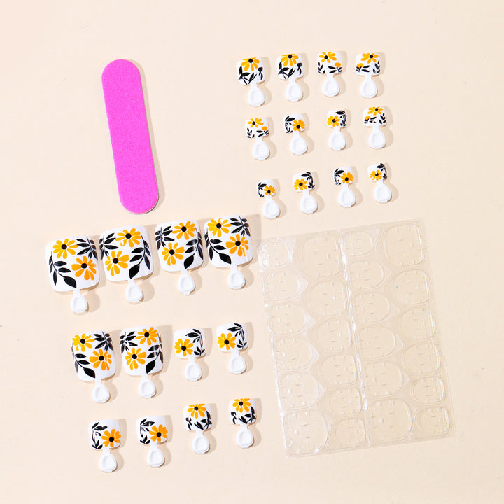 Floral Acrylic Nail Art Set Kalsten