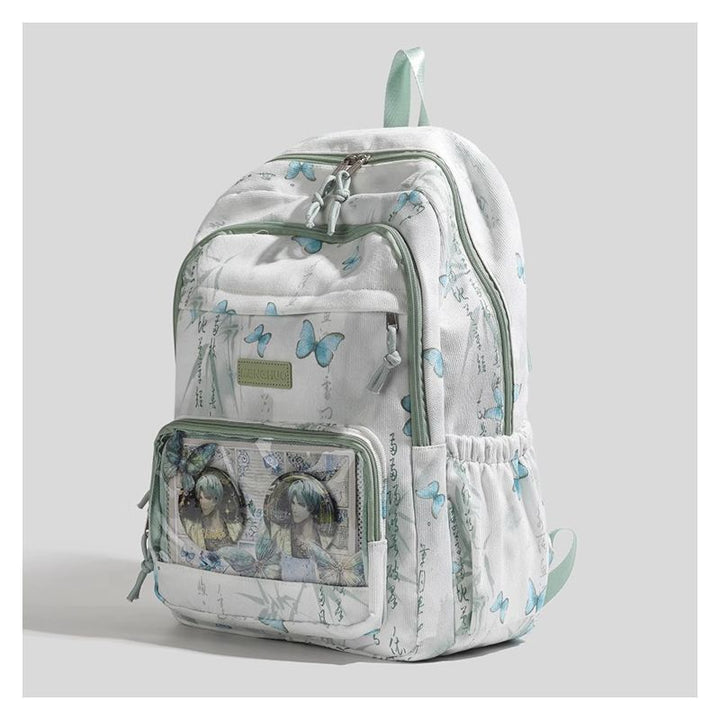 Stylish Butterfly Print Backpack Kalsten