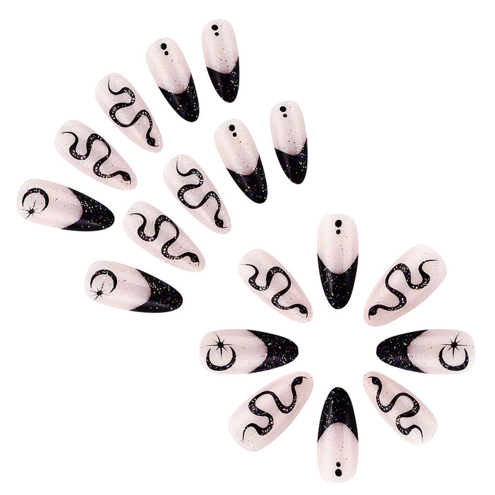 Halloween-Themed Artistic Press-On Nail Set Kalsten