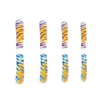 Exotic Animal Print Artistic Press-On Nails Kalsten