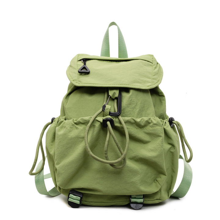 Leisure backpack with elastic drawstring and practical side pockets Kalsten