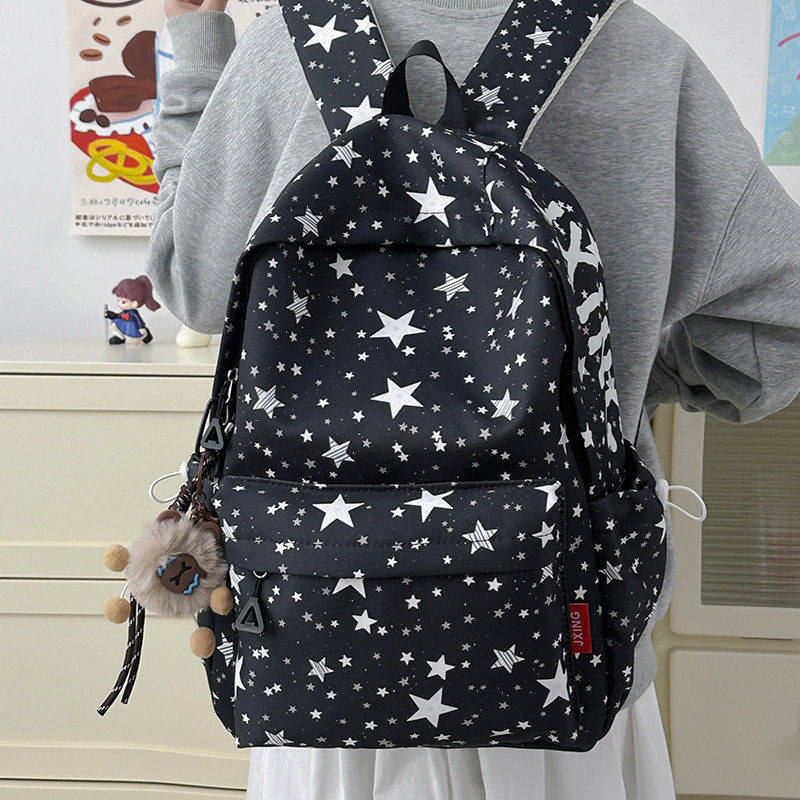 Starry-Themed School Backpack