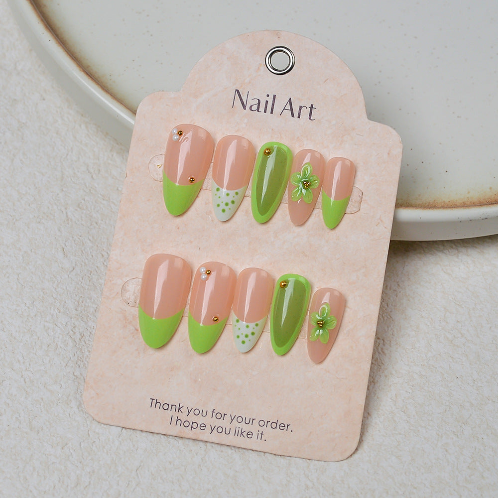 Nature-Inspired Press-On Nail Art Set Kalsten