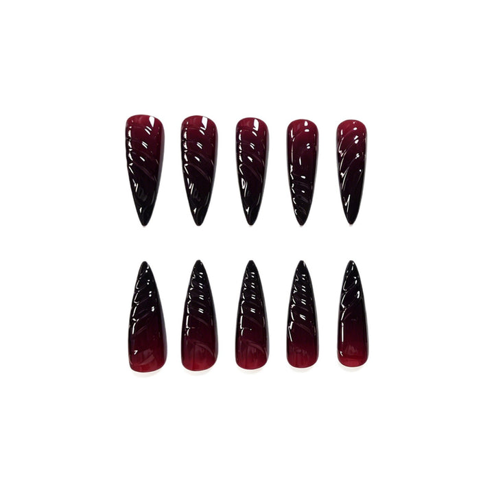 Elegant Long Stiletto Nail Art Extensions Kalsten