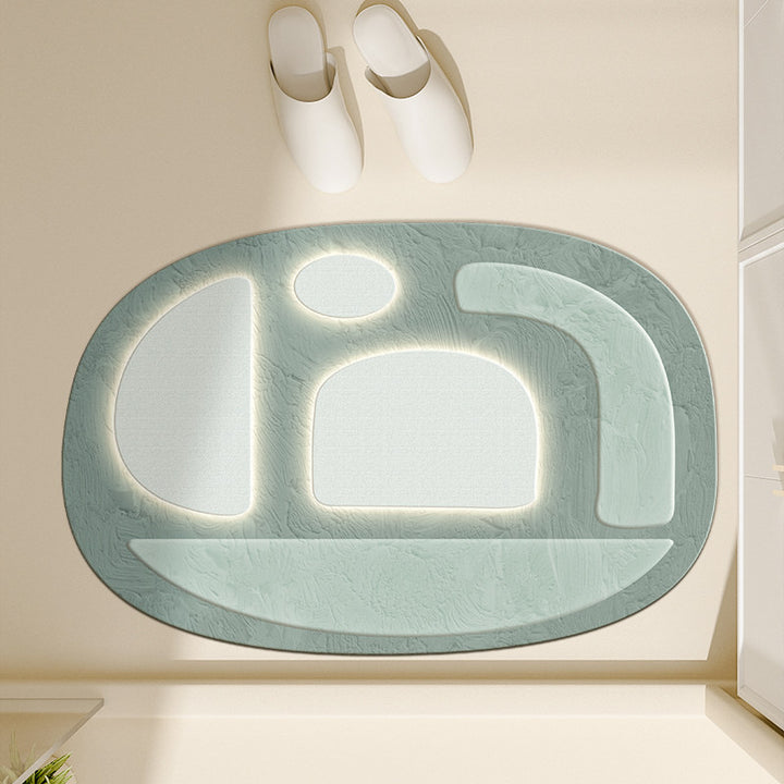 Modern Abstract Bath Mat