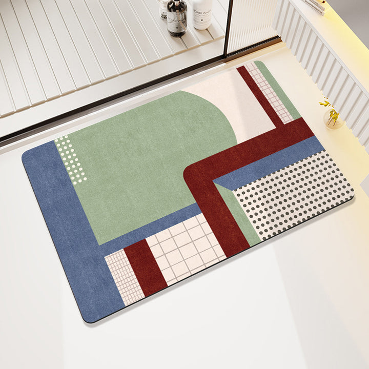 Abstract Patterned Area Rug Kalsten